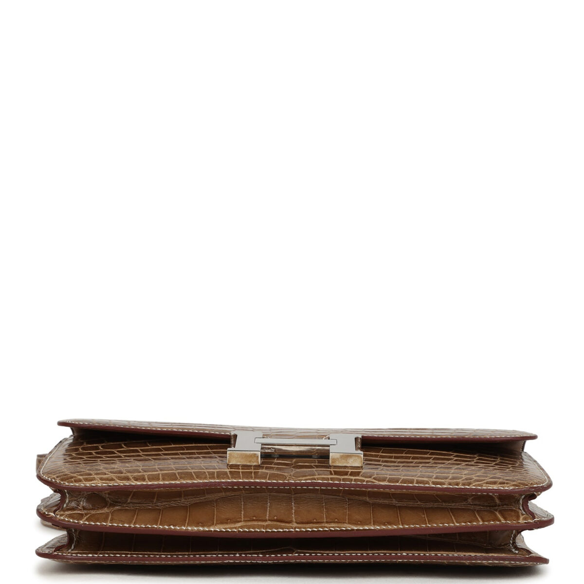 Hermes Constance Elan Ficelle Shiny Niloticus Crocodile PHW — изображение 6