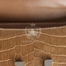 Hermes Constance Elan Ficelle Shiny Niloticus Crocodile PHW