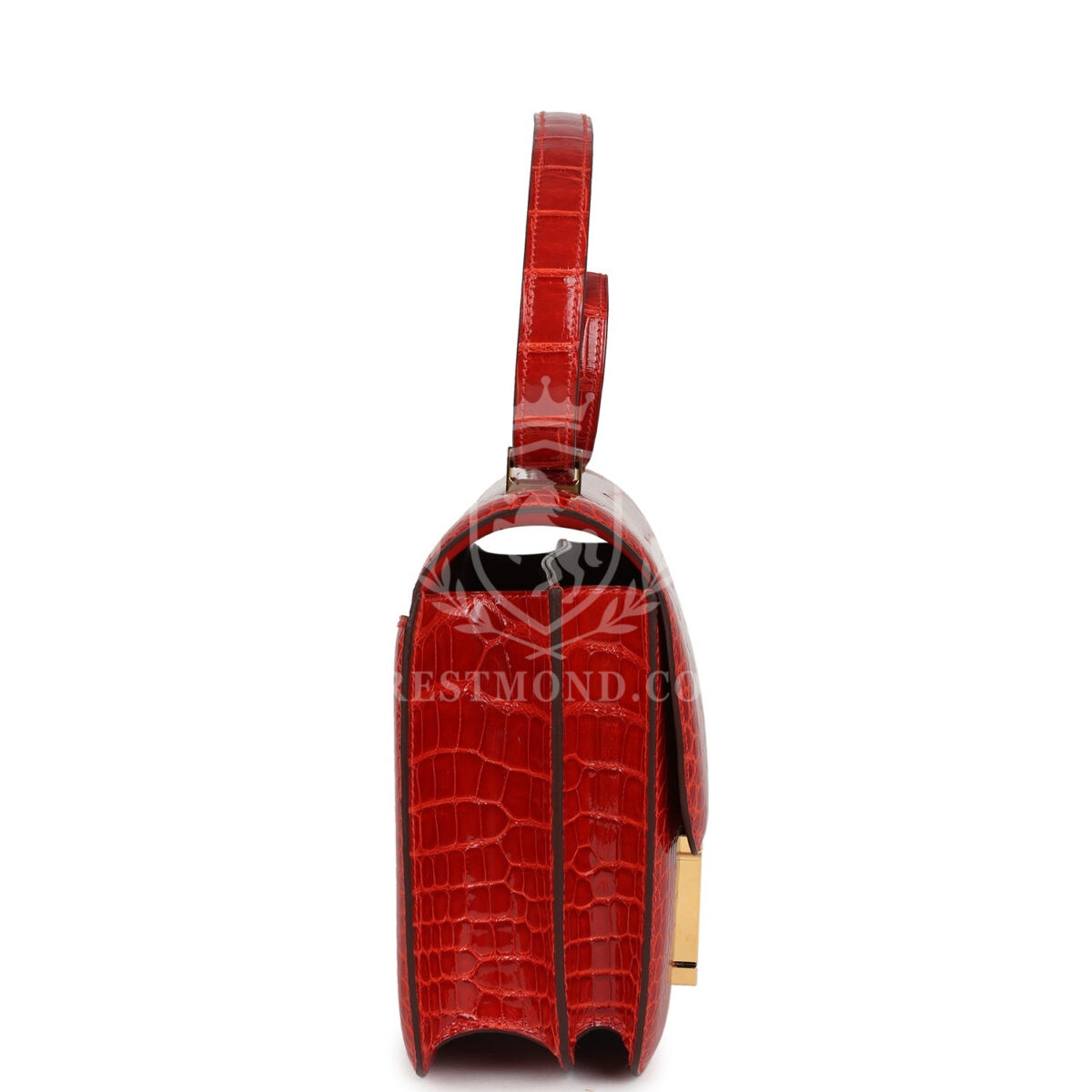 Hermes Constance 24 Geranium Shiny Alligator GHW — изображение 3