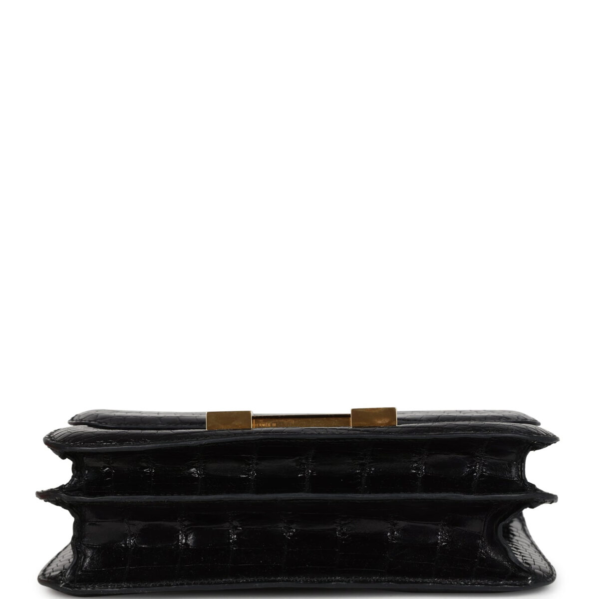 Hermes Constance 24 Black Shiny Niloticus Crocodile GHW — изображение 6