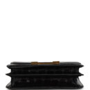 Hermes Constance 24 Black Shiny Niloticus Crocodile GHW
