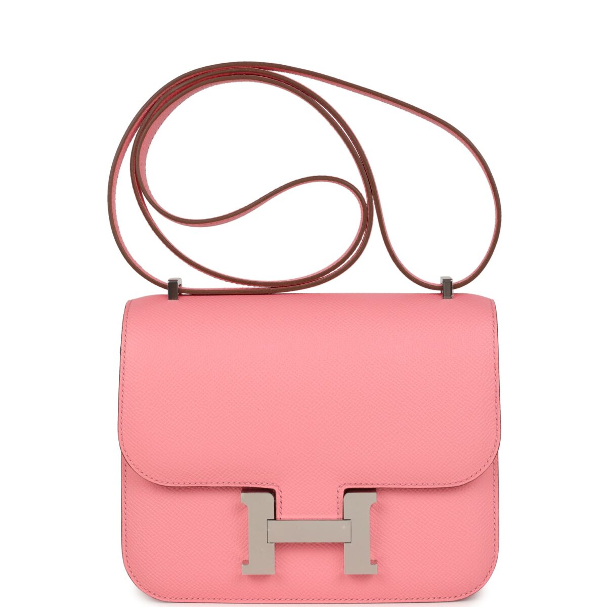 Hermes Constance 18 Rose Confetti Epsom PHW