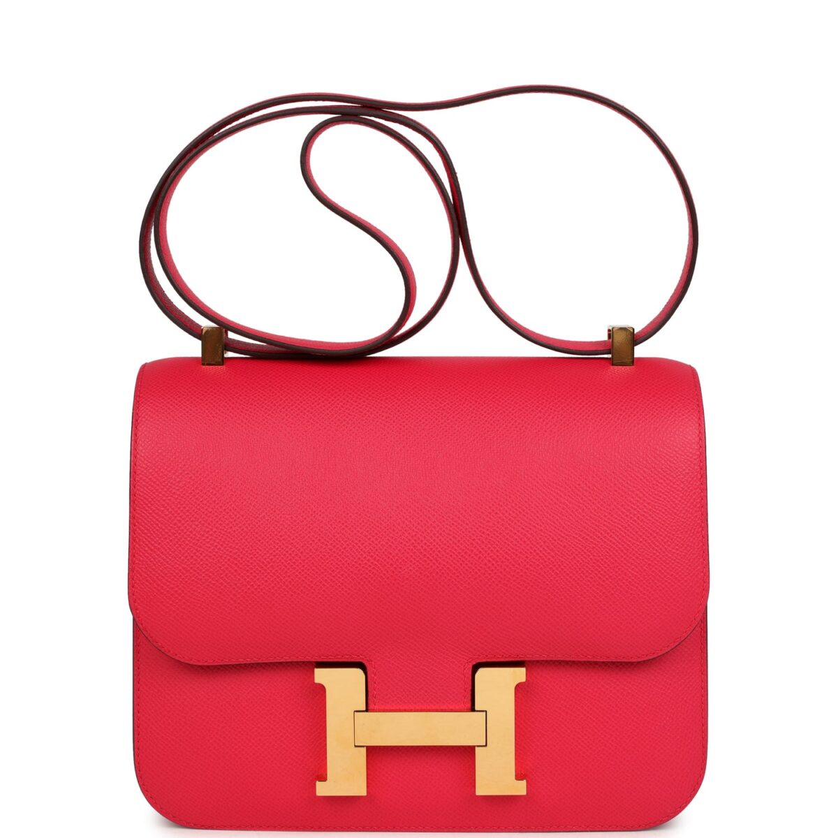 Hermes Constance 24 Rose Extreme Epsom GHW