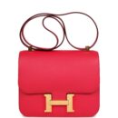 Hermes Constance 24 Rose Extreme Epsom GHW