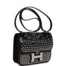 Hermes Constance 18 Clouté Black Box PHW