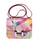 Hermes Constance 18 "Marble Silk" Rose Mexico Swift PHW