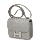 Hermes Constance 18 Gris Perle Matte Alligator PHW