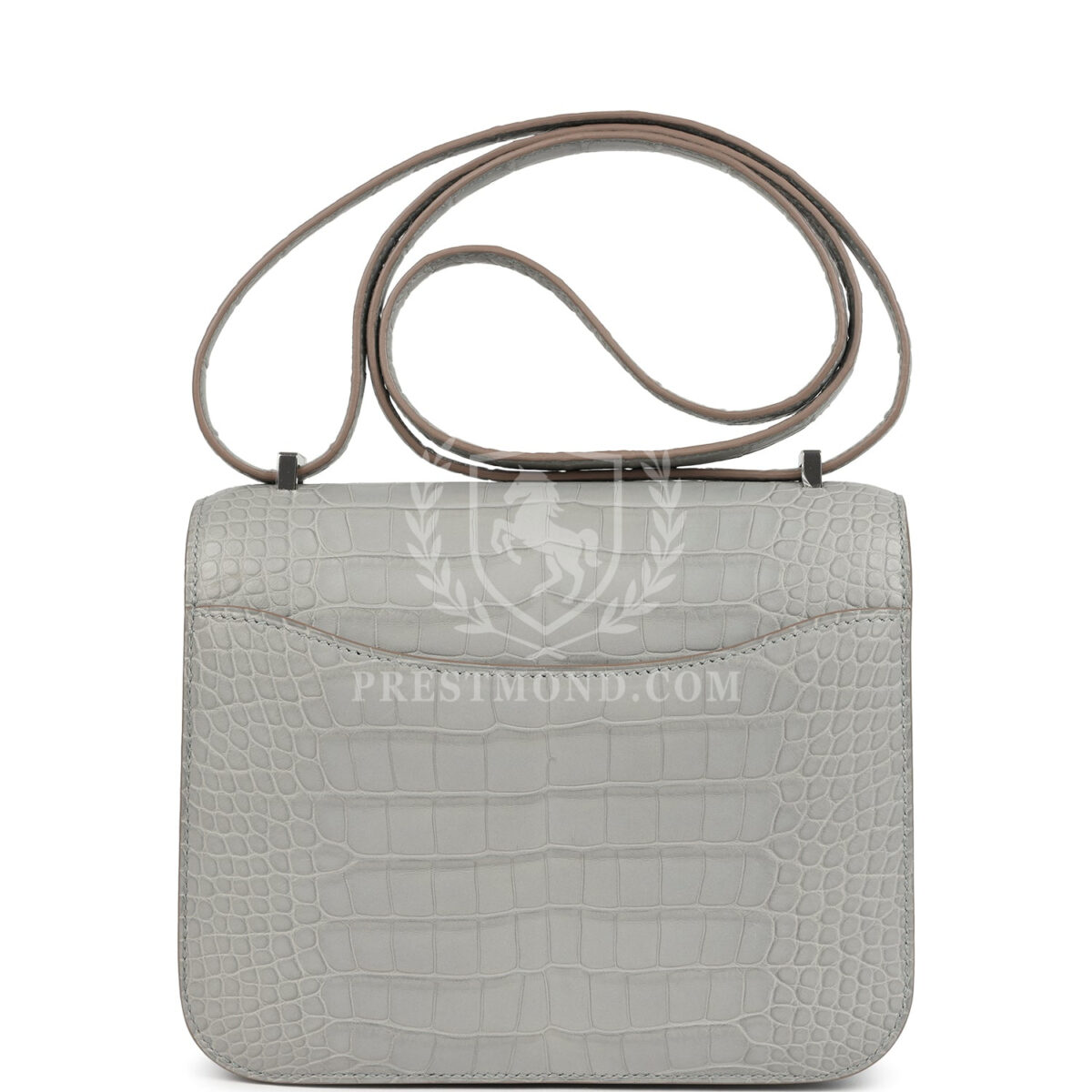 Hermes Constance 18 Gris Perle Matte Alligator PHW — изображение 4