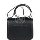 Hermes Constance 18 Black Tadelakt PHW