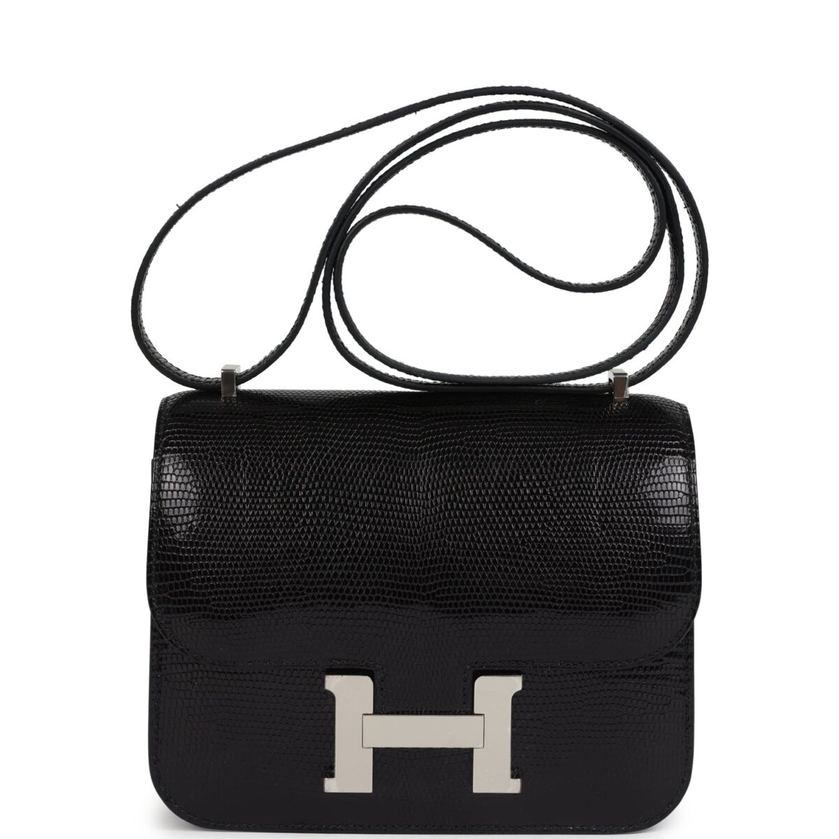 Hermes Constance 18 Black Varanus Niloticus Lizard PHW