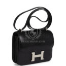Hermes Constance 18 Black Varanus Niloticus Lizard PHW