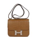 Hermes Constance 18 Kraft Matte Alligator PHW