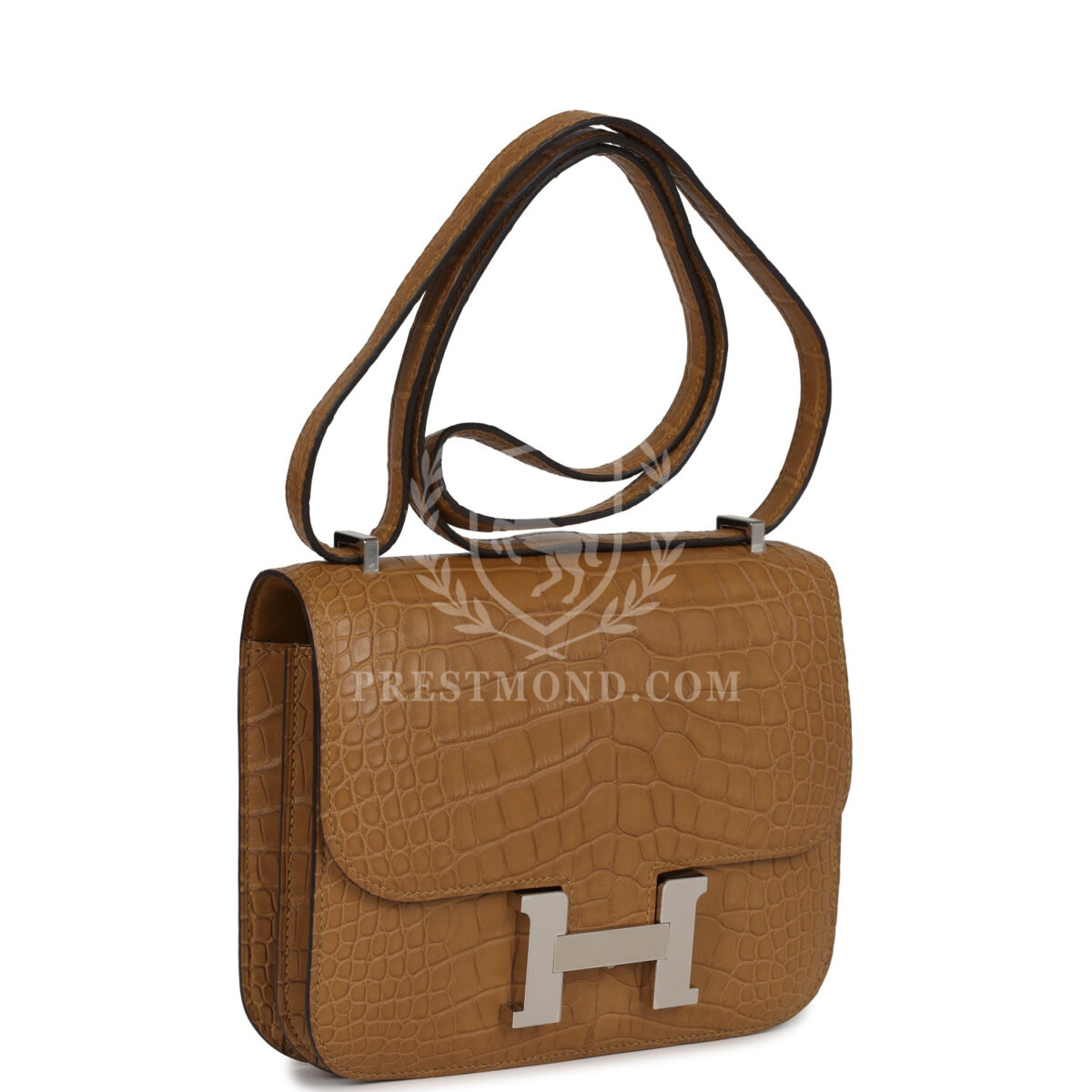 Hermes Constance 18 Kraft Matte Alligator PHW — изображение 2