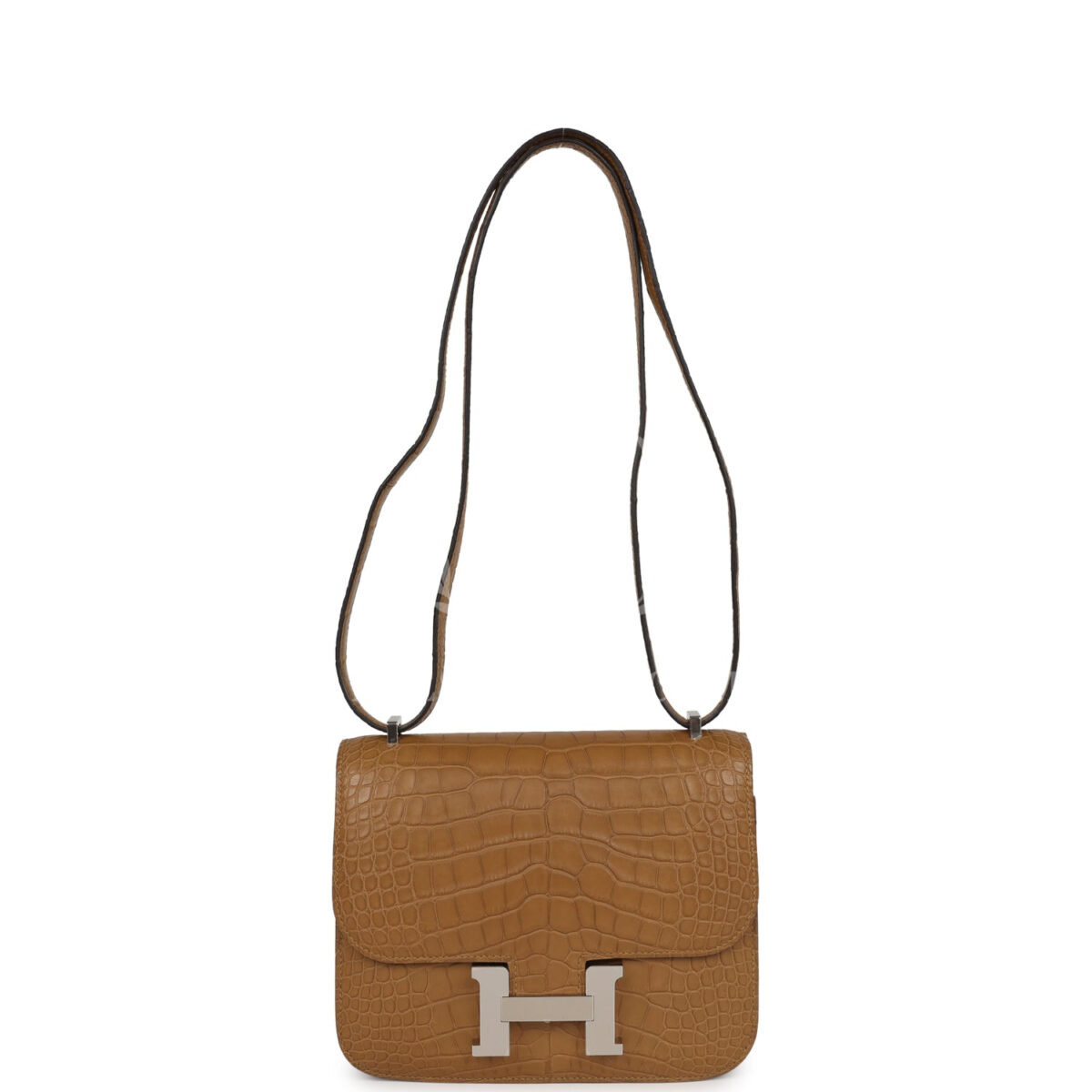 Hermes Constance 18 Kraft Matte Alligator PHW — изображение 7