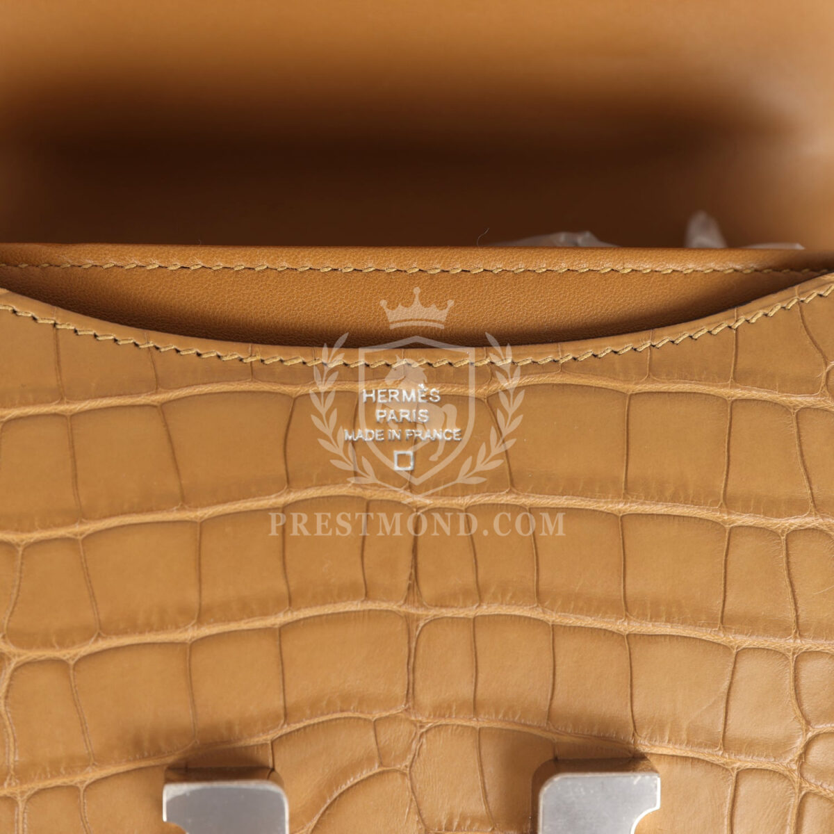Hermes Constance 18 Kraft Matte Alligator PHW — изображение 8