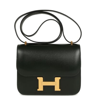 Hermes Constance 1-18 Vert Fonce Box GHW