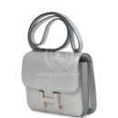 Hermes Constance 18 Argent Chevre Chamkilight PHW
