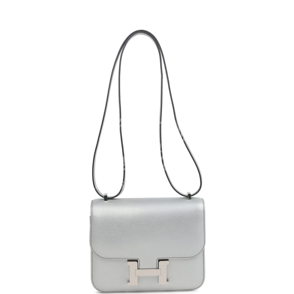 Hermes Constance 18 Argent Chevre Chamkilight PHW — изображение 7