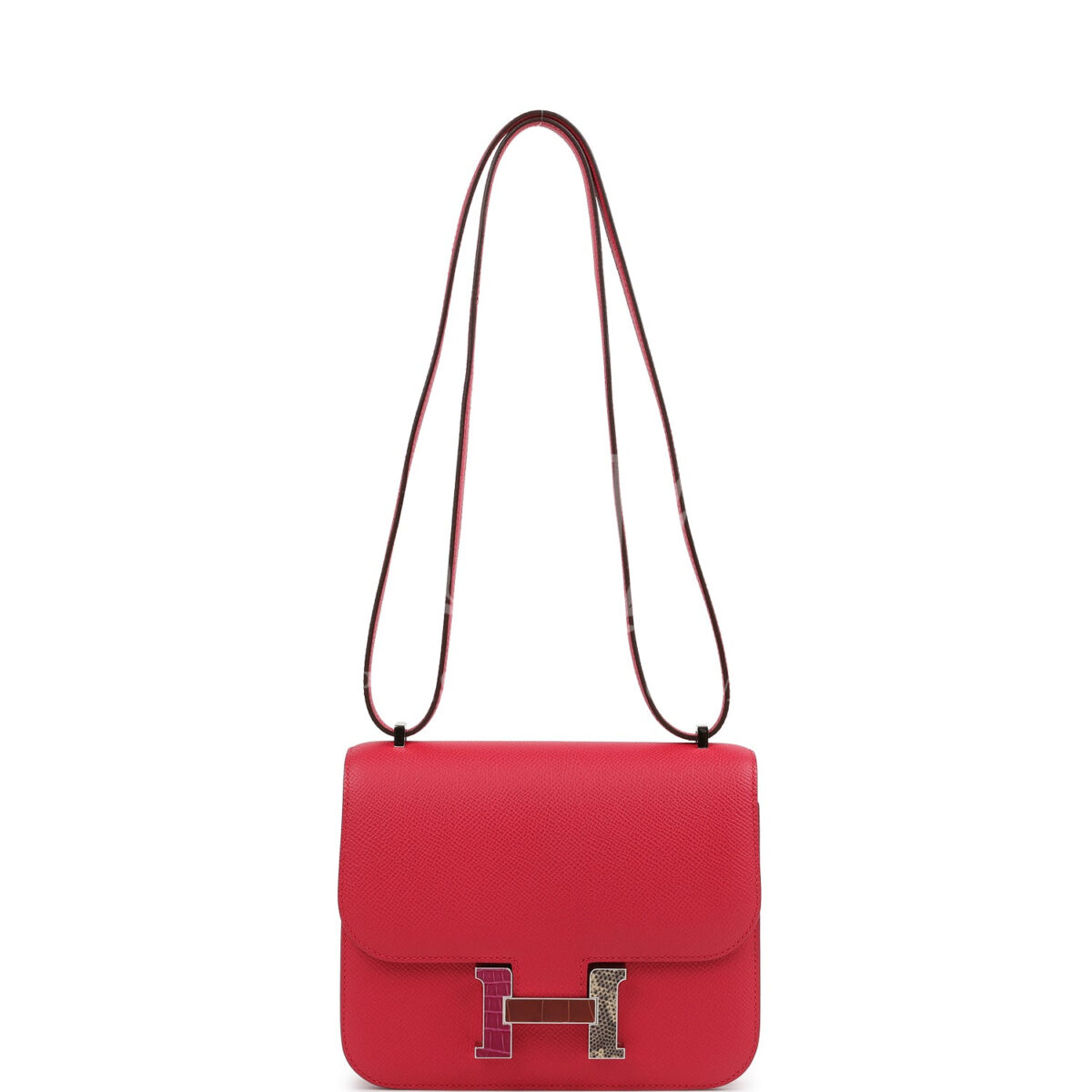 Hermes Constance 18 Rose Extreme Epsom Marquette PHW — изображение 8