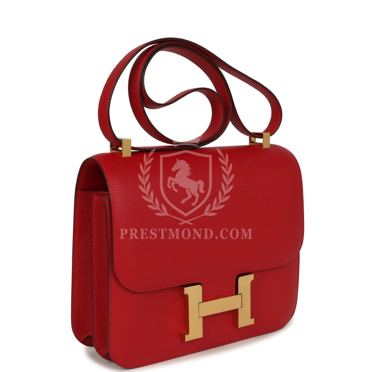 Hermes Constance 24 Rouge Casaque Epsom GHW — изображение 2