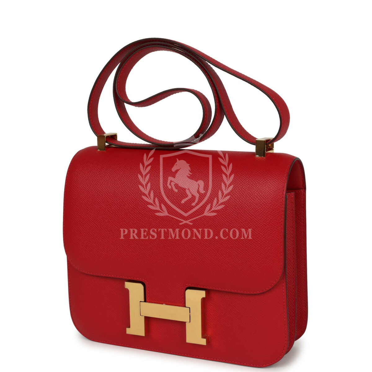 Hermes Constance 24 Rouge Casaque Epsom GHW — изображение 3
