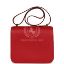 Hermes Constance 24 Rouge Casaque Epsom GHW