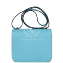 Hermes Constance 1-18 Celeste Epsom GHW