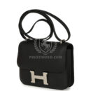 Hermes Constance 1-18 Black Epsom PHW