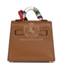Hermes Mini Kelly Twilly Bag Charm Alezan Tadelakt Gold Hardware