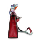 Hermes Mini Kelly Twilly Bag Charm Rouge Vif Tadelakt Palladium Hardware