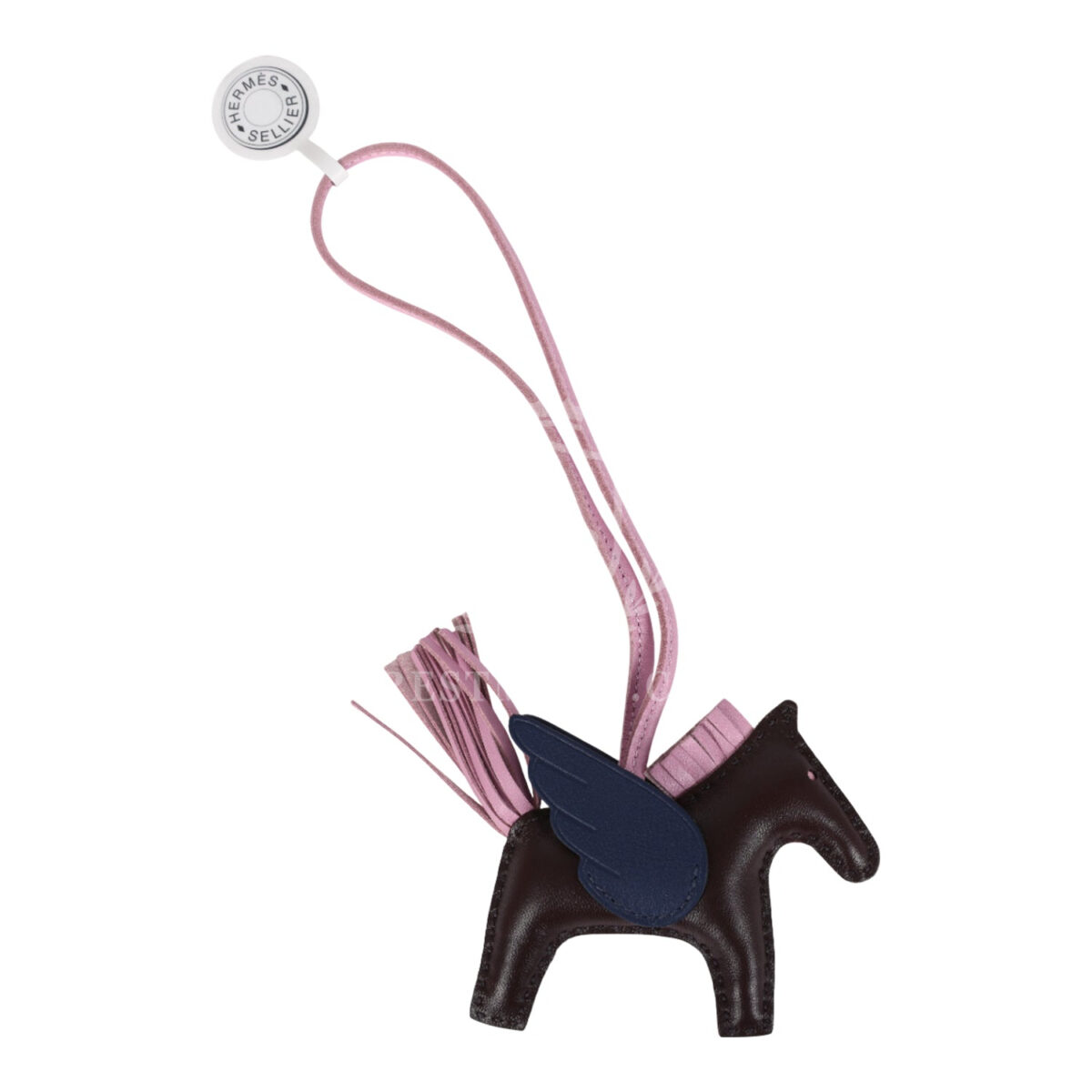 Hermes Pegase Rodeo Bag Charm PM Rouge Sellier, Mauve Sylvestre & Bleu Saphir Milo Lambskin — изображение 2