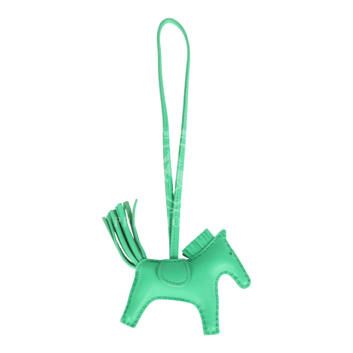 Hermes Pegase Rodeo Bag Charm PM Vert Comics Milo Lambskin — изображение 2