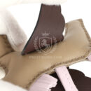 Hermes Pegasus Rodeo Bag Charm PM Beige Marfa, Mauve Pale, Moka Milo Lambskin