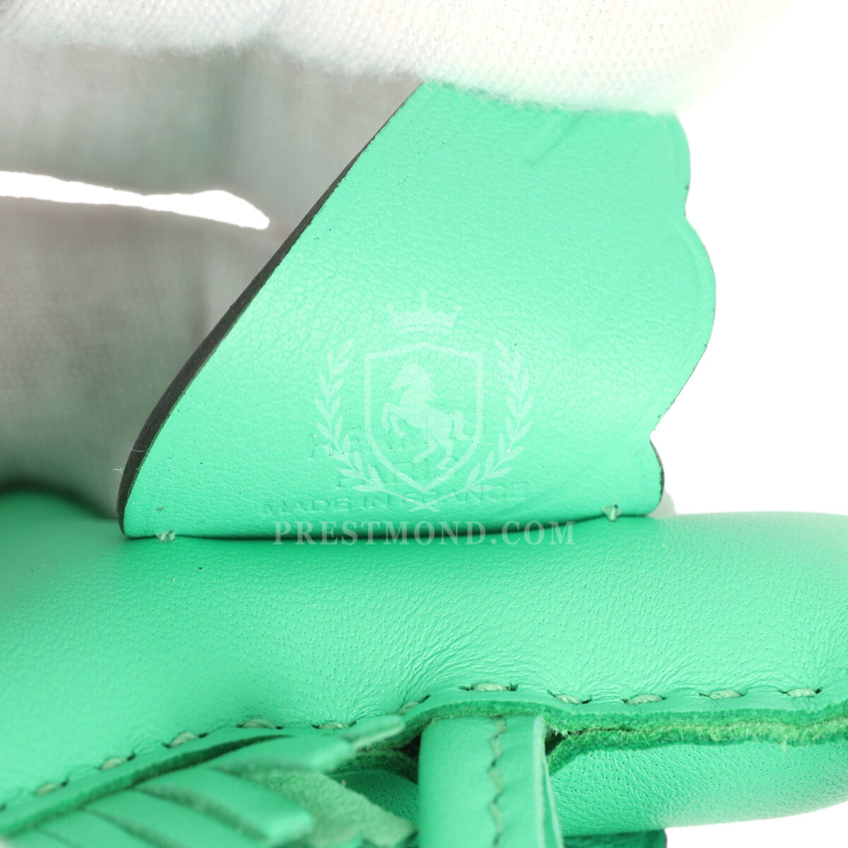 Hermes Pegase Rodeo Bag Charm PM Vert Comics Milo Lambskin — изображение 3