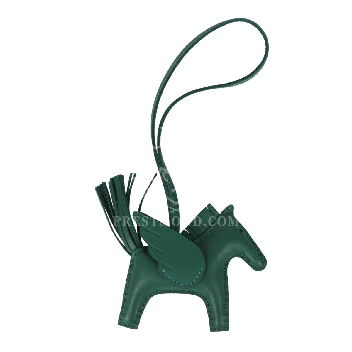Hermes Pegase Rodeo Bag Charm PM Vert Moyen Milo Lambskin — изображение 2