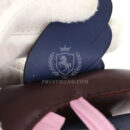 Hermes Pegase Rodeo Bag Charm MM Rouge Sellier, Mauve Sylvestre and Bleu Saphir Milo Lambskin