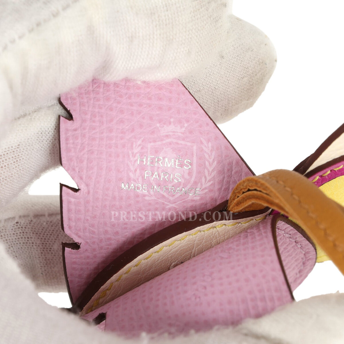 Hermes Birdy Charm Mauve Sylvestre, Nata, Jaune Citron, Sesame and Magnolia Epsom, Ostrich, Chevre Mysore and Swift Palladium Hardware — изображение 3