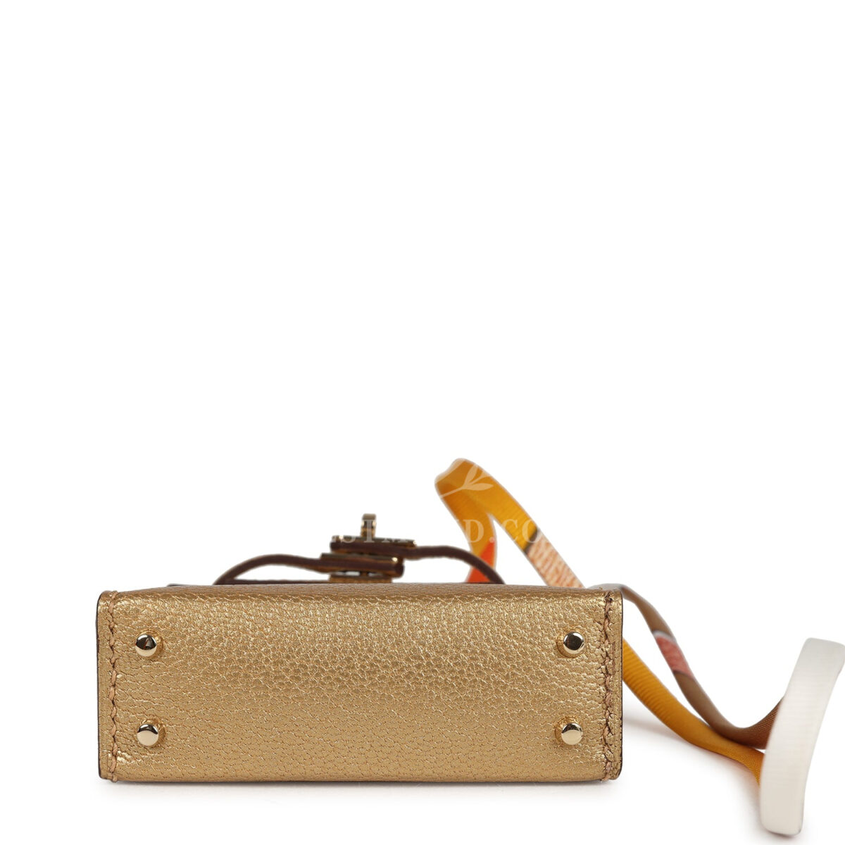 Hermes Mini Kelly Twilly Bag Charm Dore Chevre Permabrass Hardware — изображение 6