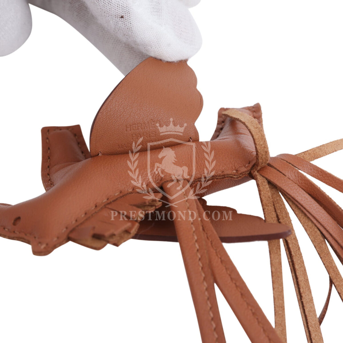 Hermes Pegase Rodeo Bag Charm PM Gold Touch Milo Lambskin and Matte Alligator — изображение 3