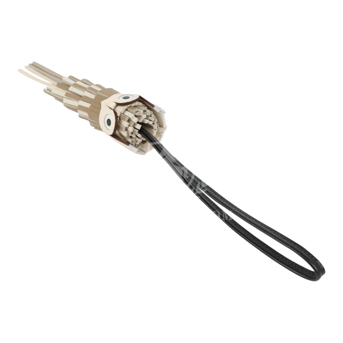 Hermes Chouette Owl Charm Beige Marfa, Craie, Noir, Nata & Blanc Milo, Swift and Epsom — изображение 3