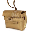 Hermes Kelly Festival Bag Charm Dore Chevre Chamkilight PBHW