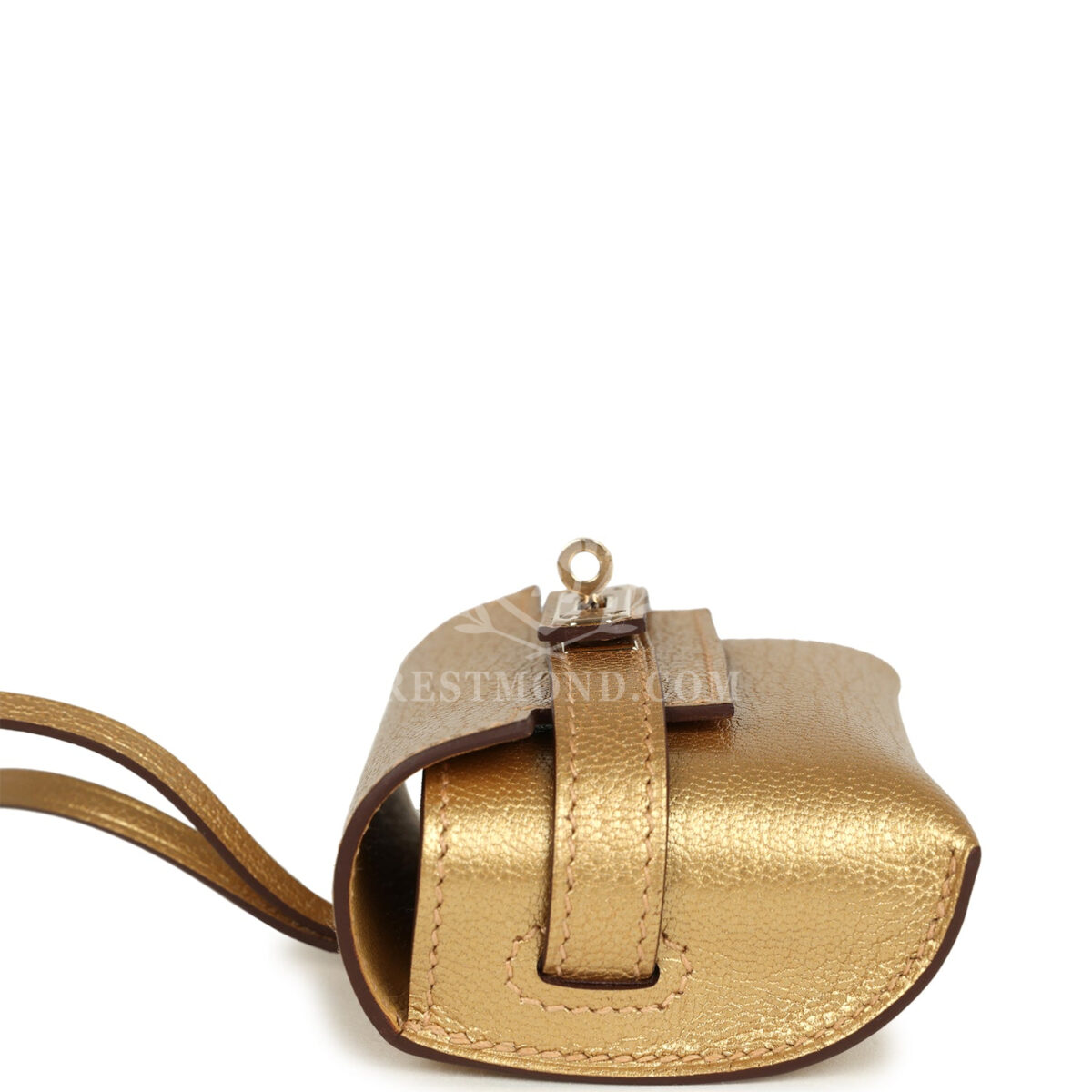 Hermes Kelly Festival Bag Charm Dore Chevre Chamkilight PBHW — изображение 3
