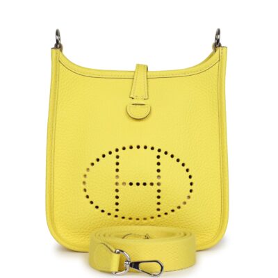 Hermes Evelyne TPM Lime Clemence PHW