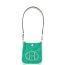 Hermes Neo Evelyne TPM Menthe Officier Canvas and Vert Fizz Swift PHW
