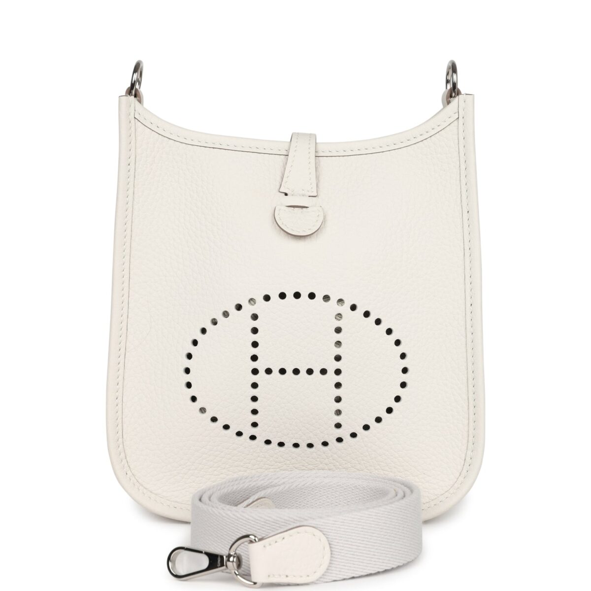 Hermes Evelyne TPM Gris Pale Clemence PHW