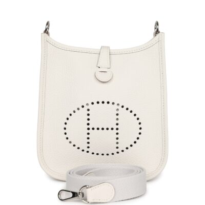 Hermes Evelyne TPM Gris Pale Clemence PHW