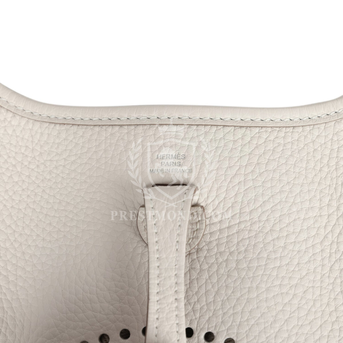 Hermes Evelyne TPM Gris Pale Clemence PHW — изображение 7