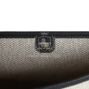 Hermes Evelyne III PM Black Clemence and Ecru Toile GHW