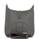 Hermes Evelyne III PM Gris Meyer Clemence PHW