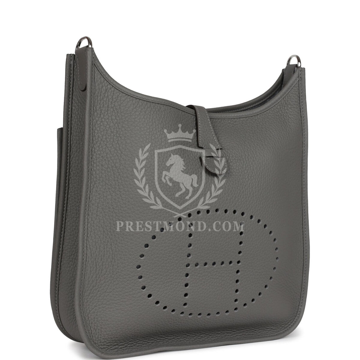 Hermes Evelyne III PM Gris Meyer Clemence PHW — изображение 2
